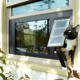 Endura Flap by Patio Pacific - Thermo Sash 3e - Sash Window Cat & Dog Door - 07EF-A10SS-1W-3DC